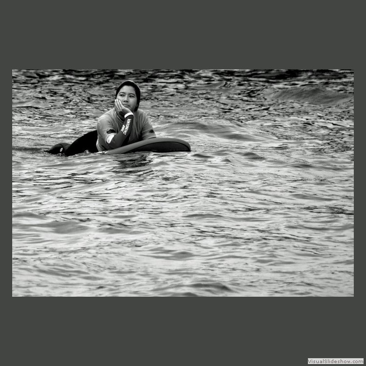 Intermediate Section First Place - Waiting For That Big Wave by Ian W Paisley
