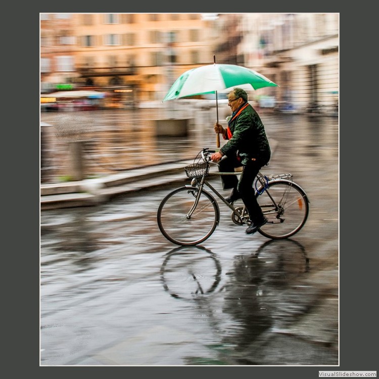 Advanced Section Commended - Just Riding in the Rain by Alan Foulkes