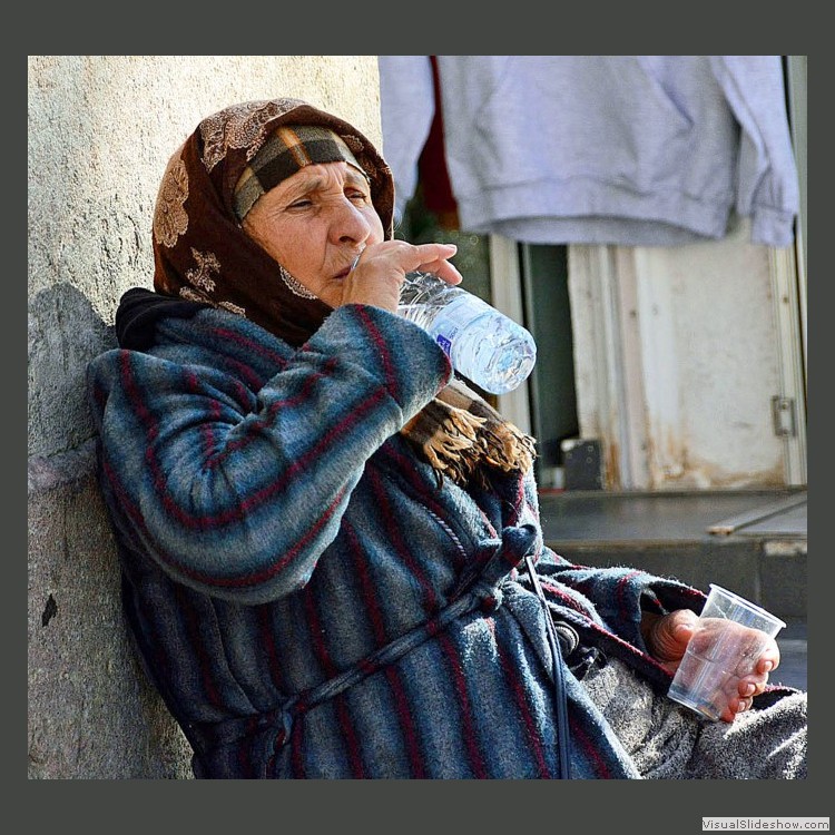 Intermediate Section Third Place - Woman Drinking by Ian W Paisley