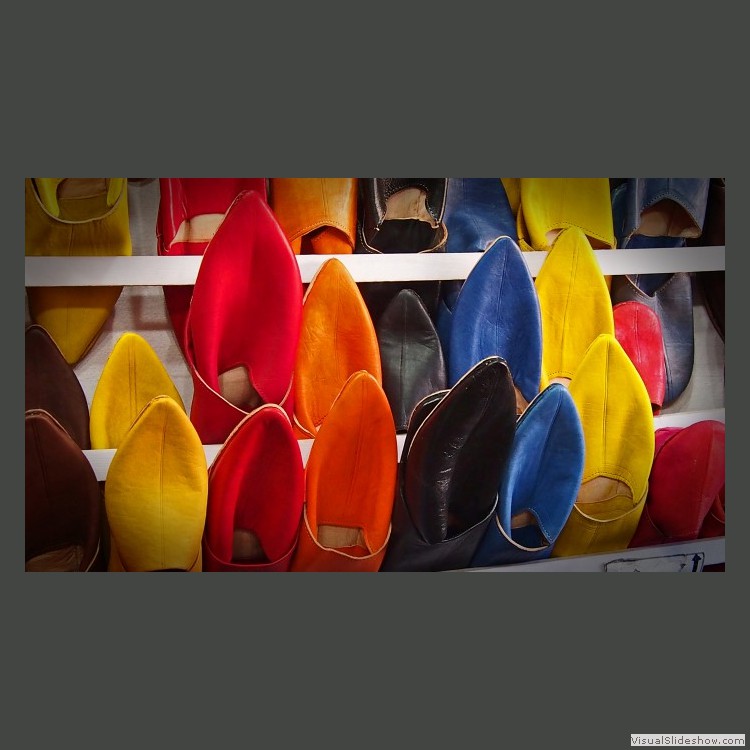 Intermediate Section Highly Commended - Morrocan Shoes by Helen Walker
