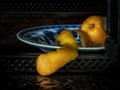 Advanced Section Commended - Orange on Blue Delft by Viv Healy