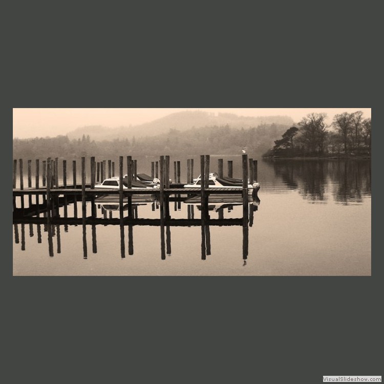 Intermediate Section First Place - Misty Moorings by Jane Tyson