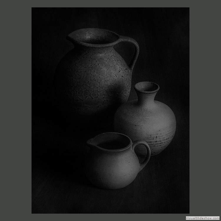 Advanced Section First Place - Three Jugs by Viv Healy