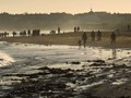 Intermediate Section Second Place - A Winter's Stroll in Whitley Bay by Jane Tyson