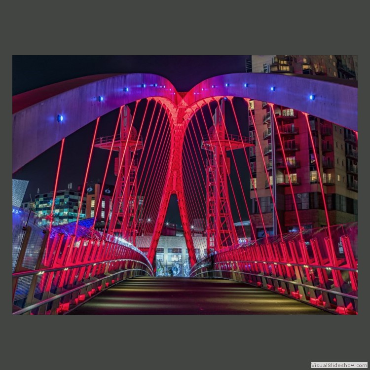 Advanced Section Commended - Salford Quays at Night by Terry James
