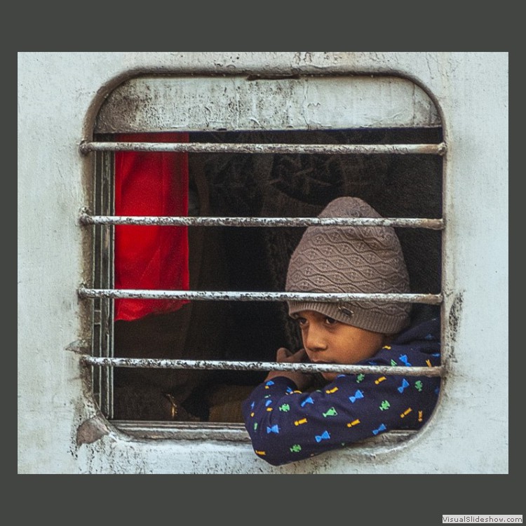 Advanced Section Second Place - Varanasi Station by Sam Loughran