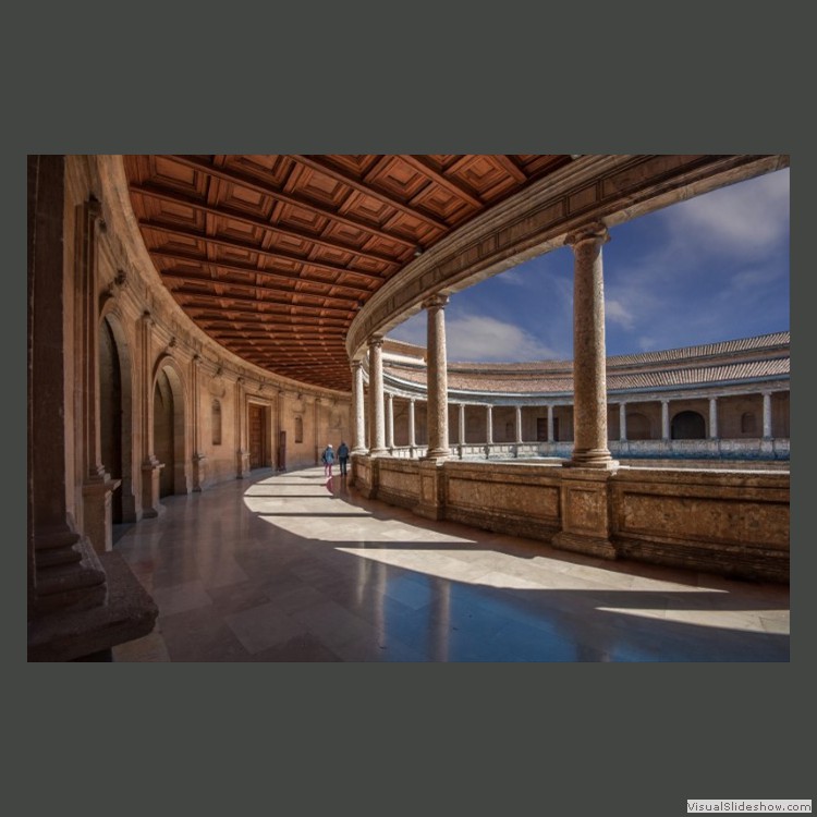 Advanced Section Second Place - Gallery at the Alhambra Palace by Bob Tyson