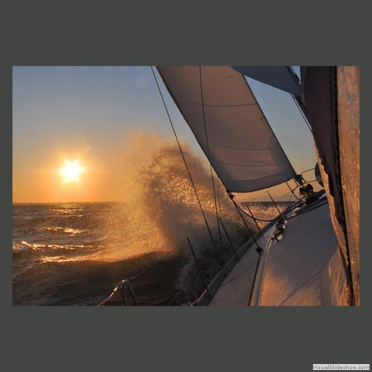 Advanced Section Highly Commended - Sailing to Sunset by Bob Tyson