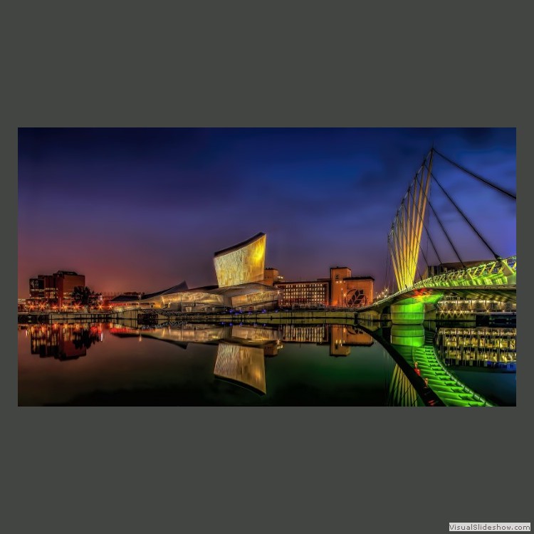 Advanced Section Highly Commended - Footbridge to the Imperial War Museum, Salford Quays by Ilija Vukomanovic