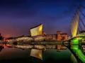 Advanced Section Highly Commended - Footbridge to the Imperial War Museum, Salford Quays by Ilija Vukomanovic