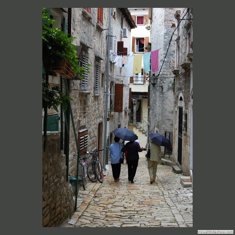 Advanced Section Second Place - Backstreets of Rovinj by Jane Tyson