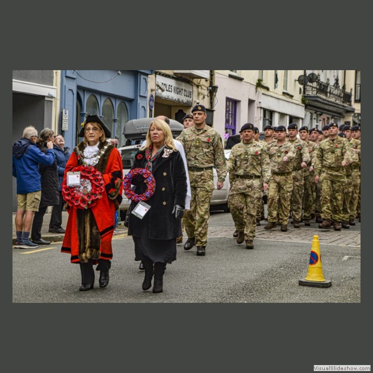 Intermediate Section Highly Commended - Remembrance Parade in the Street by Ian Dickson