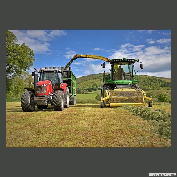 Advanced Section Commended - Harvesting The Silage by Mike Castle