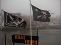 Advanced Section Highly Commended - Flags Flying at Foggy Whitby by Jean Chadwick