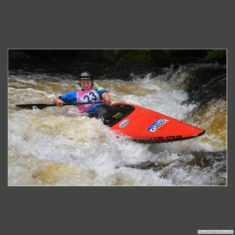 Advanced Section Commended - White Water Slalom by Mike Castle