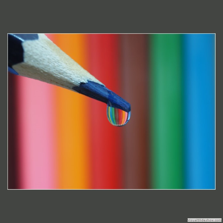 Advanced Section Highly Commended - Rainbow Water Droplet by Pauline Cook