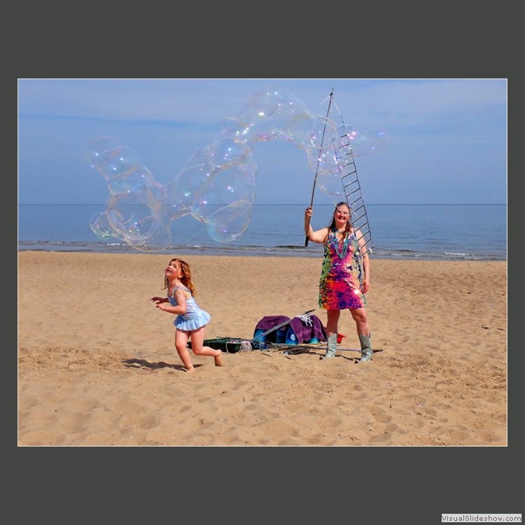 Advanced Section Highly Commended - Fun with Bubbles by Mike Castle