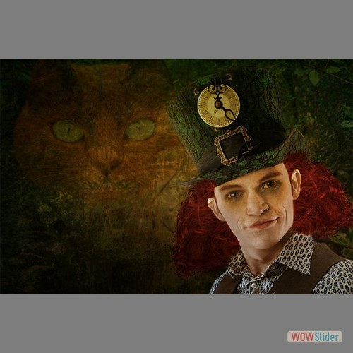 Advanced Section  Third Place - The Mad Hatter by Sharon Jones